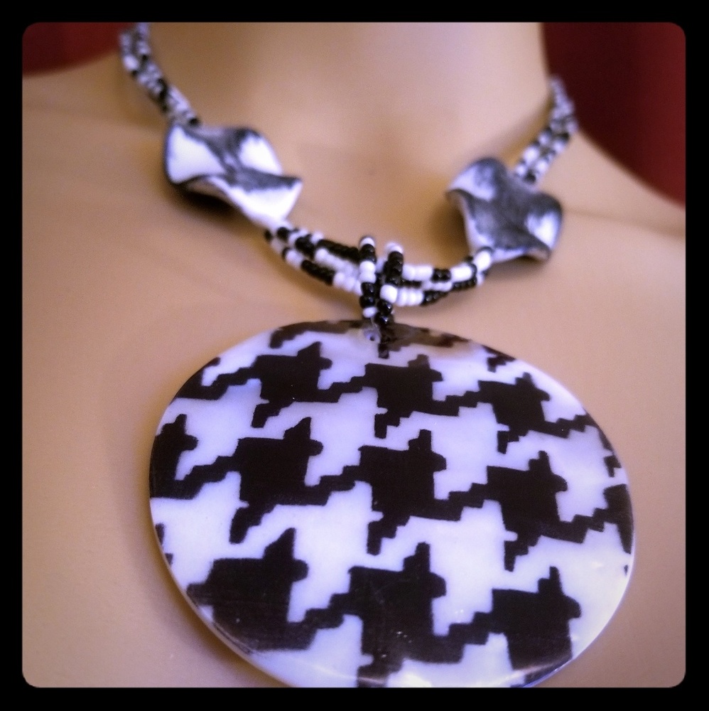 Necklace with matching earrings